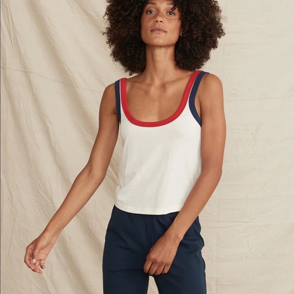 Marine Layer Women’s Re spun tank natural - Picture 6 of 6